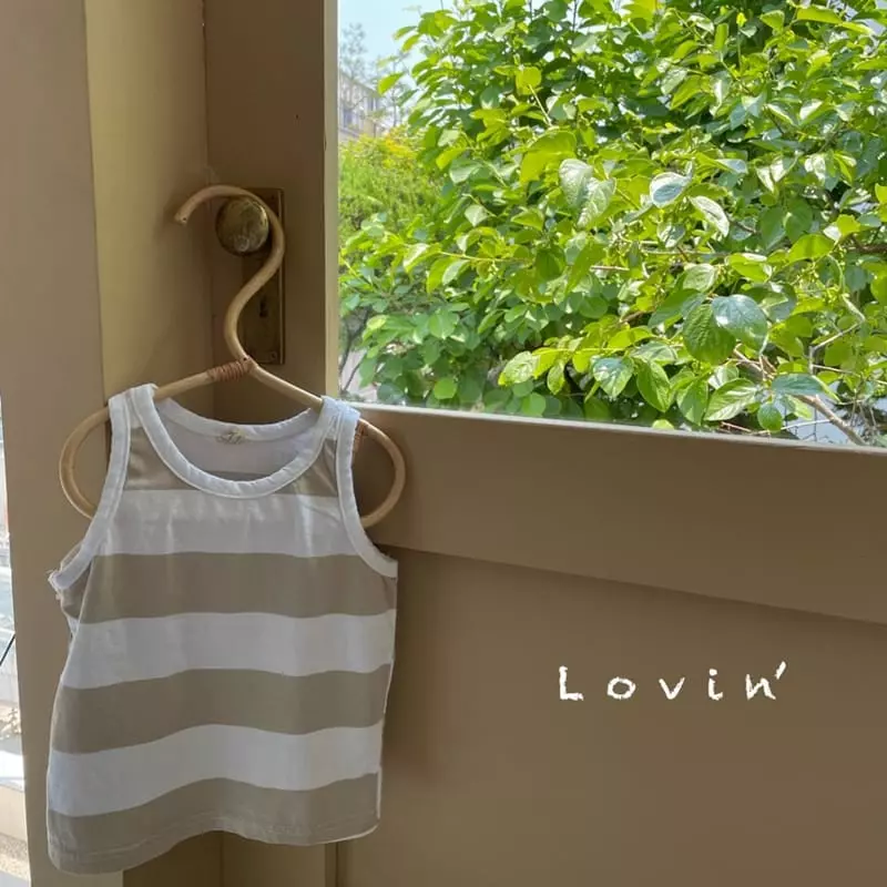Lovin - Korean Children Fashion - #todddlerfashion - Marine Stripes Sleeveless - 3