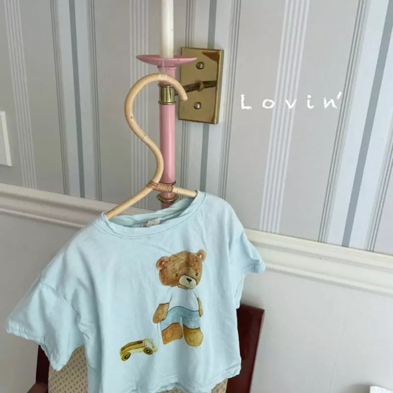 Lovin - Korean Children Fashion - #todddlerfashion - Toy Bear Tee - 2