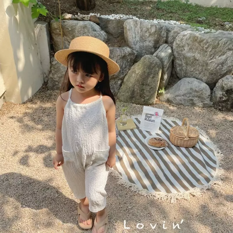 Lovin - Korean Children Fashion - #toddlerclothing - String Jumpsuit - 6