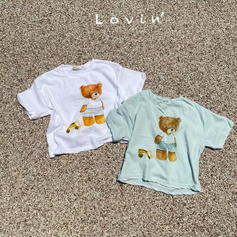 Lovin - Korean Children Fashion - #toddlerclothing - Toy Bear Tee - 3