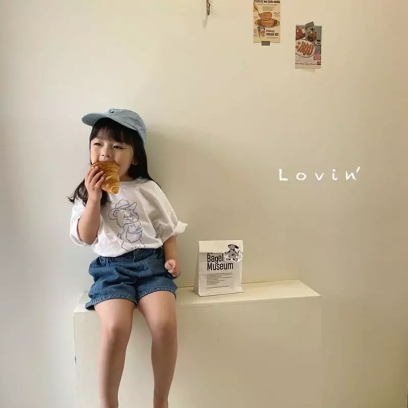 Lovin - Korean Children Fashion - #toddlerclothing - Cow Bear Tee