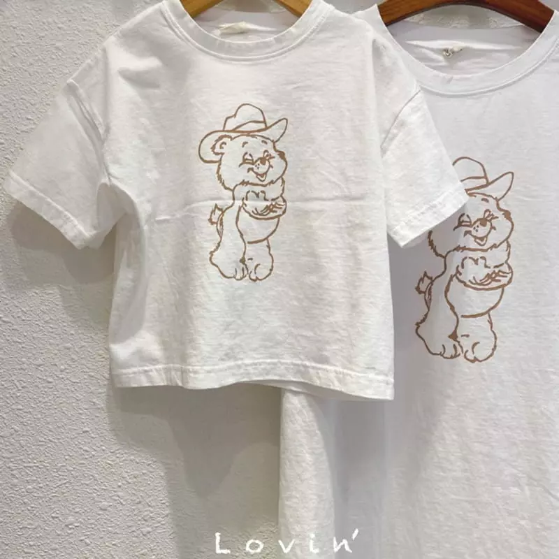 Lovin - Korean Women Fashion - #womensfashion - Mom Cow Bear Tee - 7