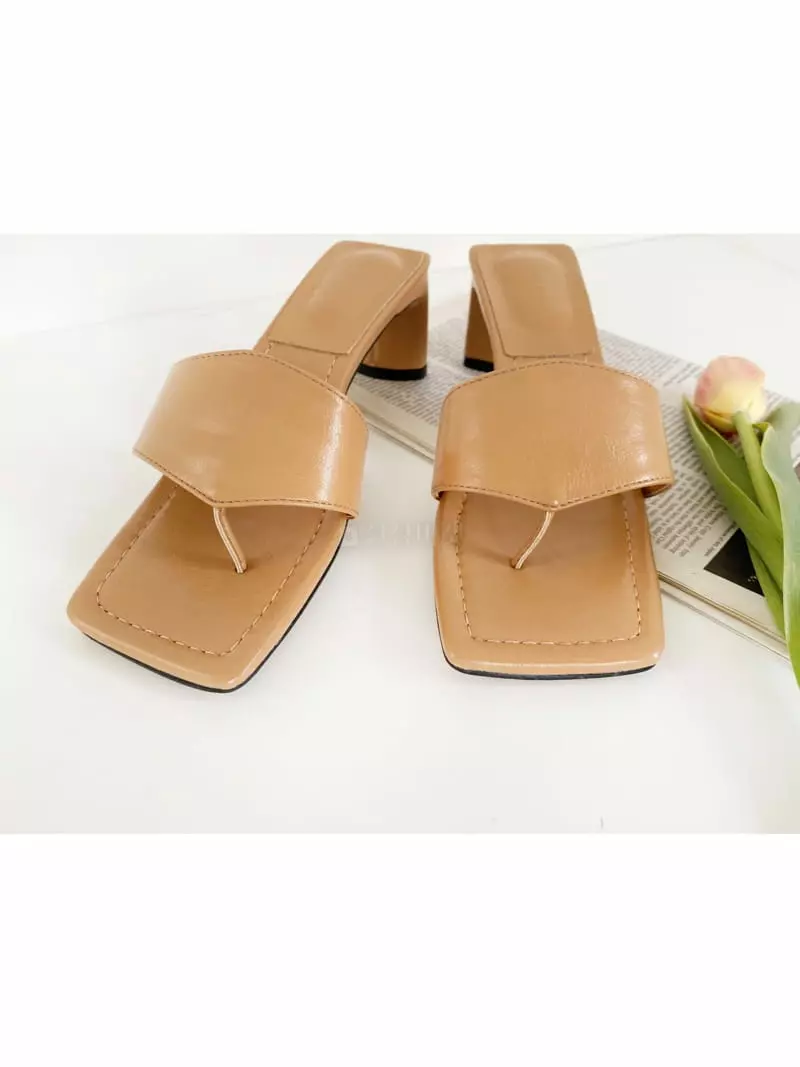 Lowkun - Korean Women Fashion - #womensfashion - Y0038 Flip-Flops Heel - 4