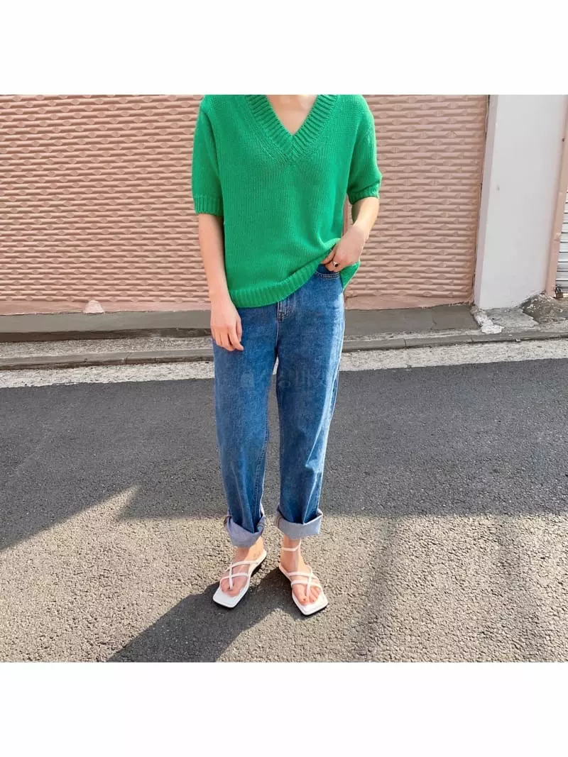 Lowkun - Korean Women Fashion - #momslook - Y0030 Stitch Sandals - 2
