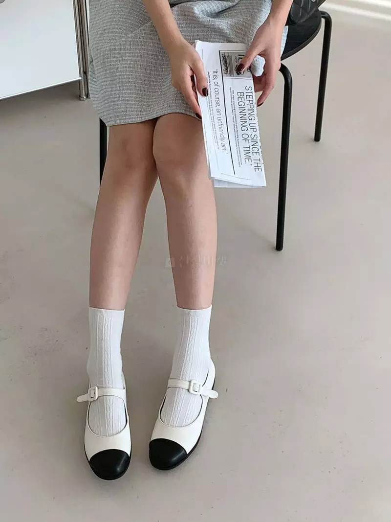 Lowkun - Korean Women Fashion - #vintagekidsstyle - FY0108 Color Flats - 4