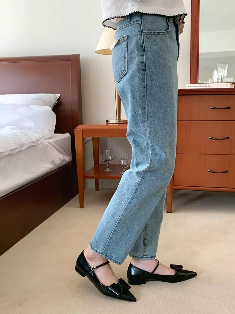 Lowkun - Korean Women Fashion - #pursuepretty - Y0105 Big Ribbon Flats - 2