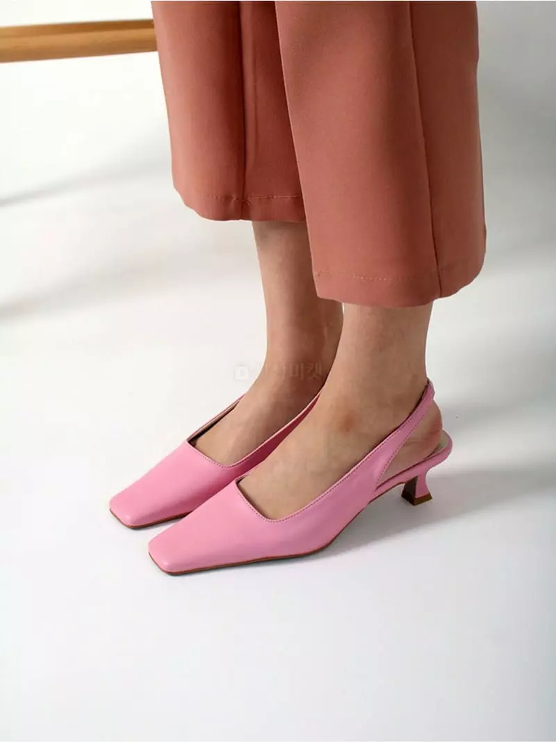 Lowkun - Korean Women Fashion - #vintagekidsstyle - Y0007 Sling Back Shoes - 4
