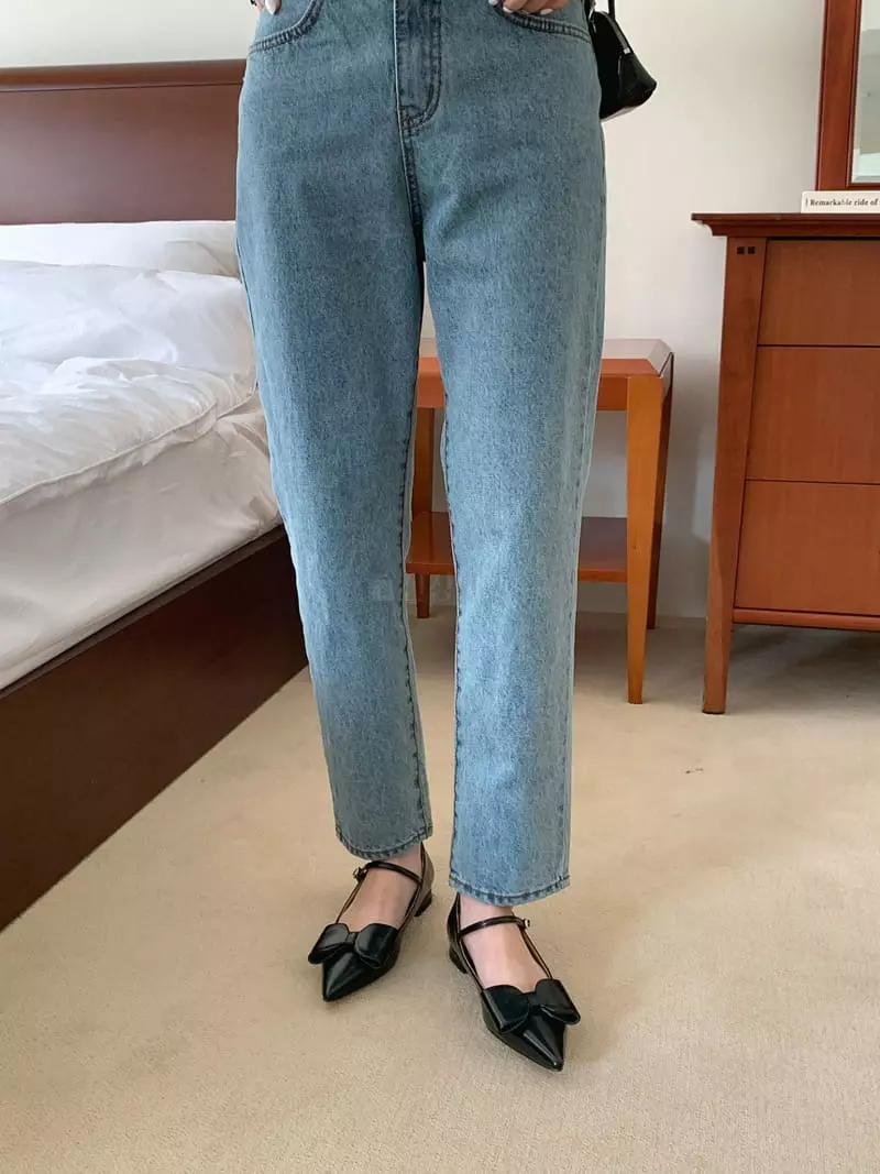 Lowkun - Korean Women Fashion - #vintagekidsstyle - Y0105 Big Ribbon Flats