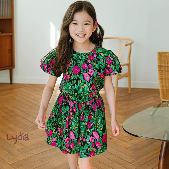 Lydia - Korean Children Fashion - #childrensboutique - Lilac Top Skirt Set