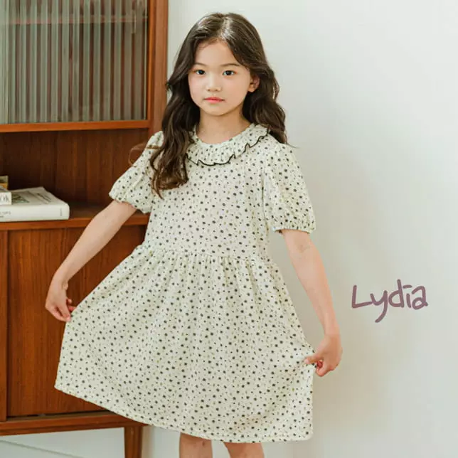 Lydia - Korean Children Fashion - #todddlerfashion - Small Flower One-piece