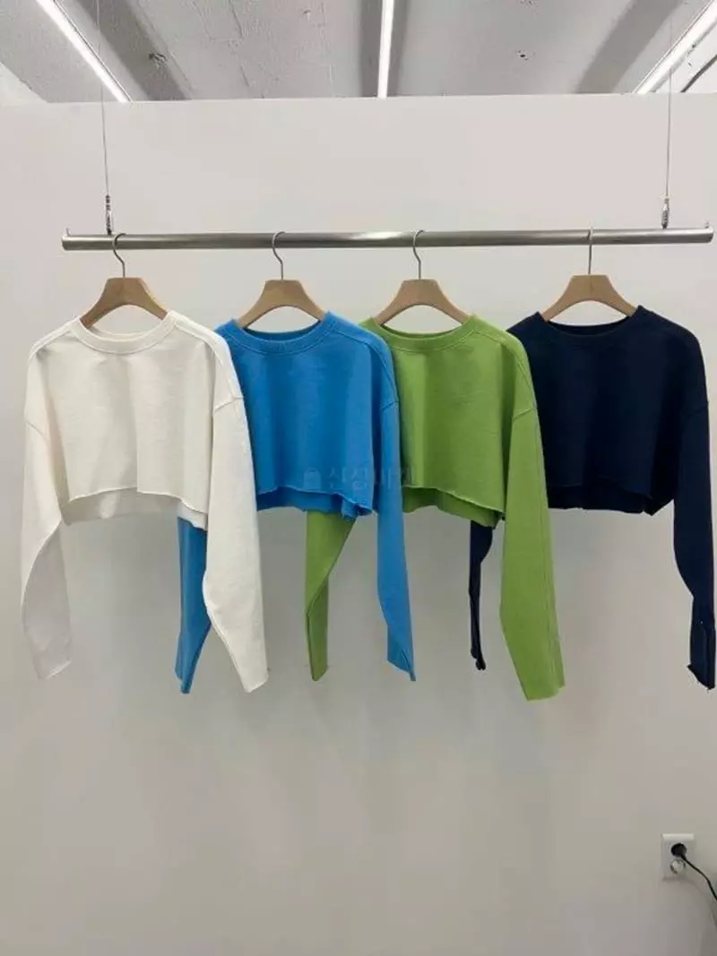 Maint - Korean Women Fashion - #womensfashion - Lena Crop Tee - 4