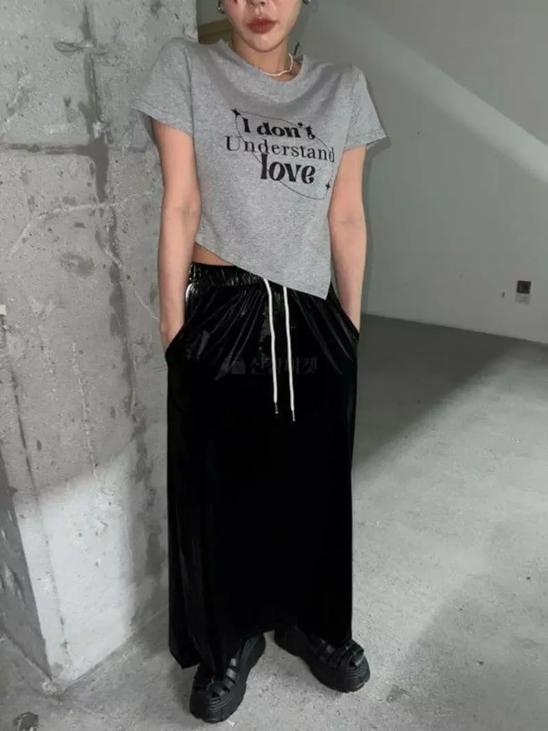 Maint - Korean Women Fashion - #momslook - Nylon Skirt