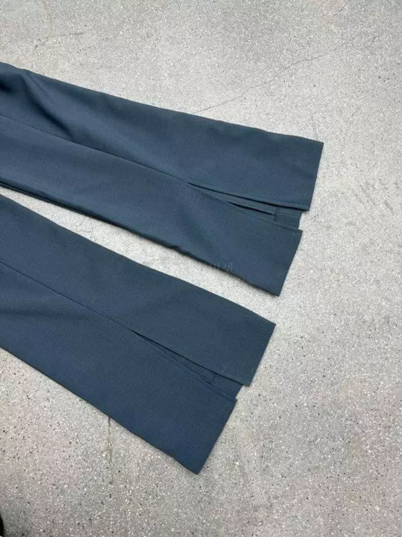 Maint - Korean Women Fashion - #pursuepretty - Slit Bootscut Pants - 4