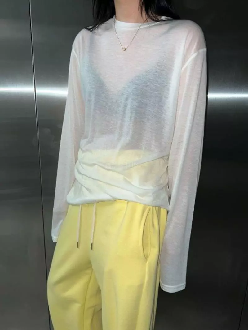 Maint - Korean Women Fashion - #restrostyle - Bodoro Tee  - 2