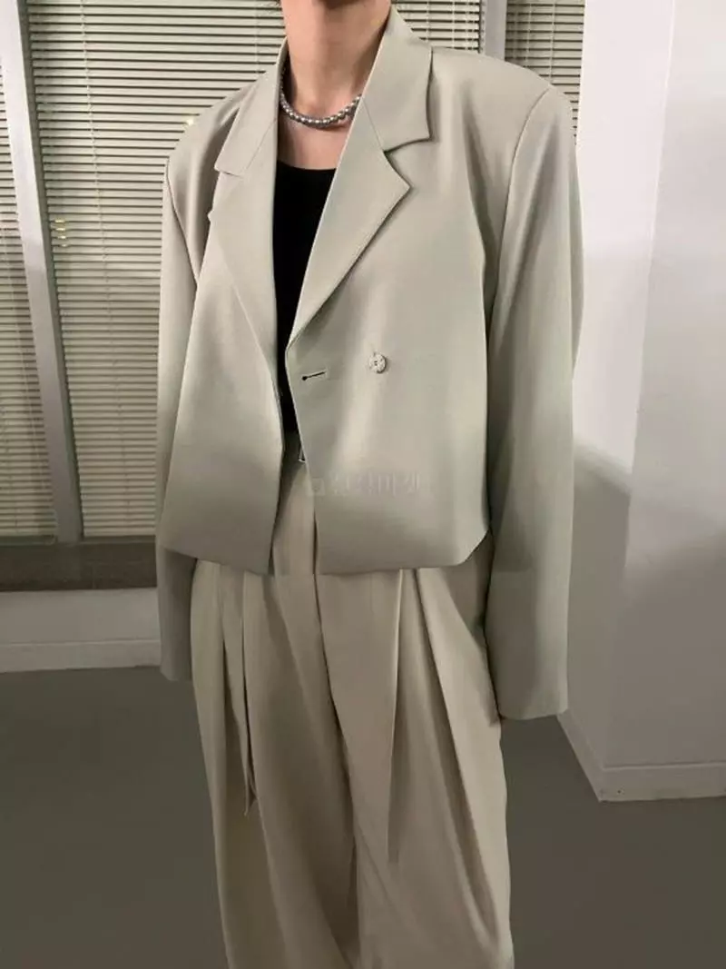 Maint - Korean Women Fashion - #romanticstyle - Rona Crop Jacket - 3
