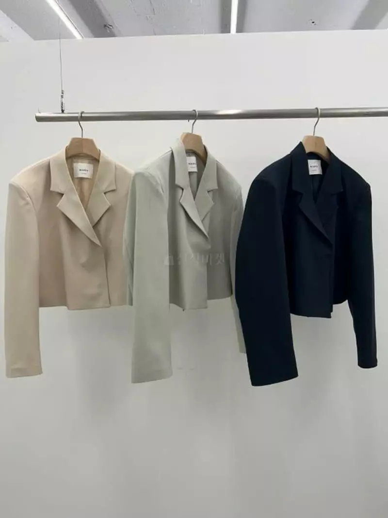 Maint - Korean Women Fashion - #romanticstyle - Rona Crop Jacket - 4
