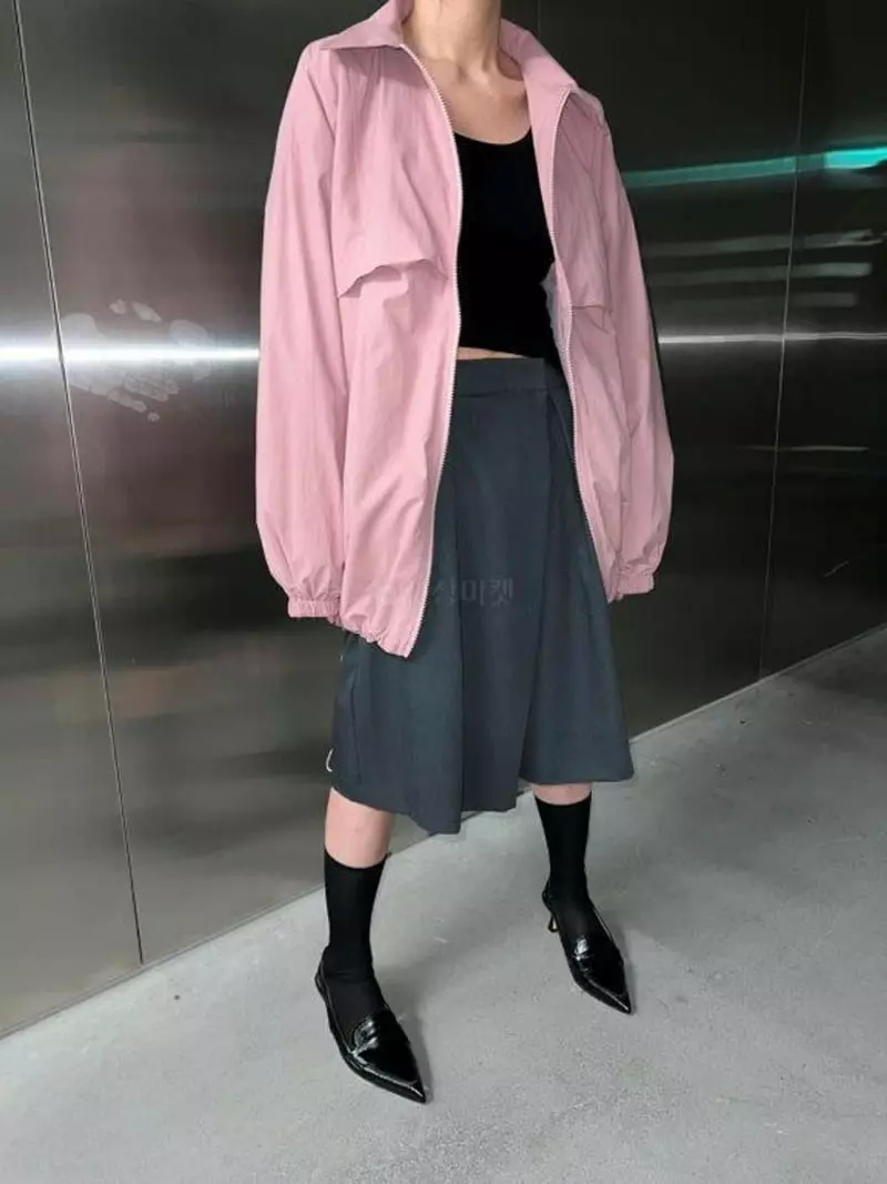 Maint - Korean Women Fashion - #thatsdarling - Nylon Jumper - 3