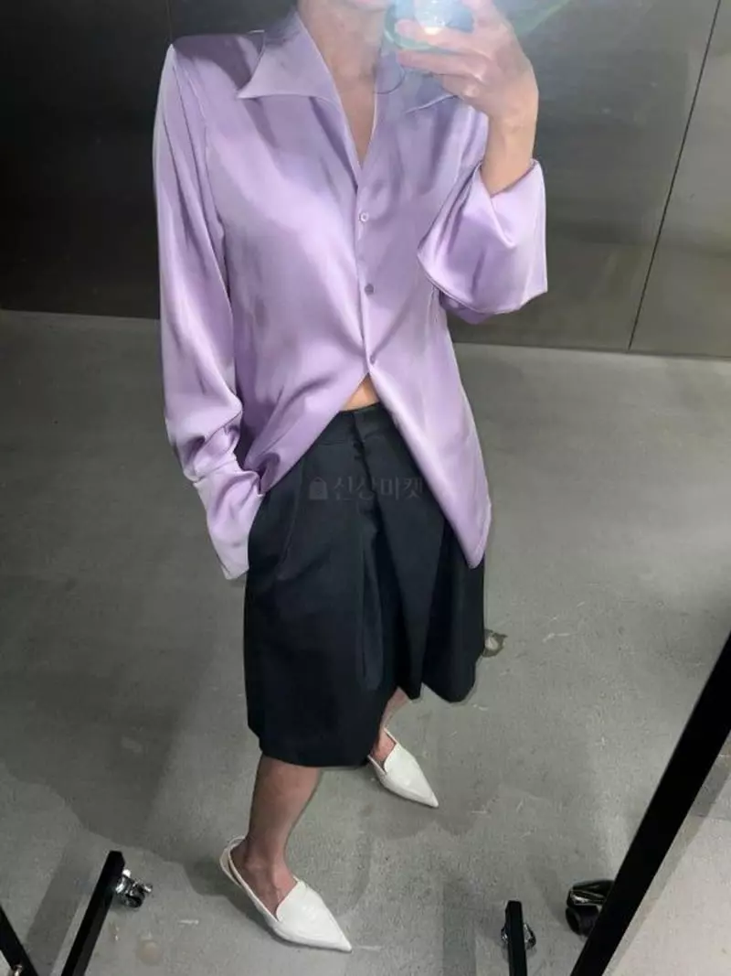Maint - Korean Women Fashion - #thelittlethings - Satin Shirt - 2