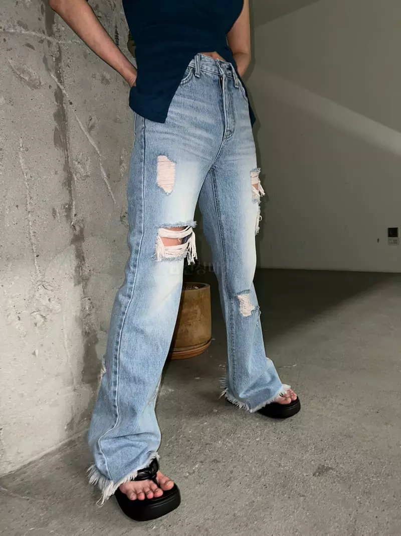 Maint - Korean Women Fashion - #womensfashion - 2206 Row Waist Pants - 3