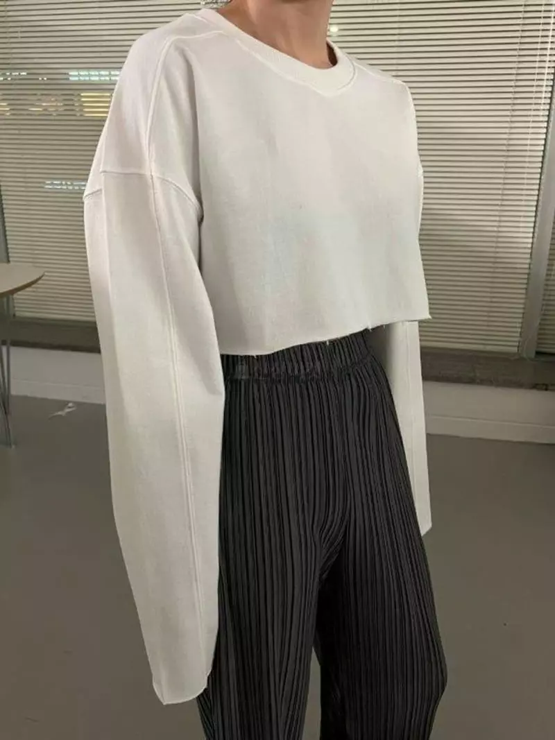 Maint - Korean Women Fashion - #womensfashion - Lena Crop Tee