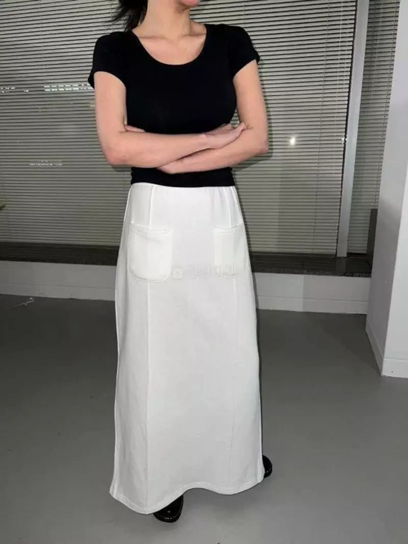 Maint - Korean Women Fashion - #womensfashion - Terry Pocket Skirt - 2