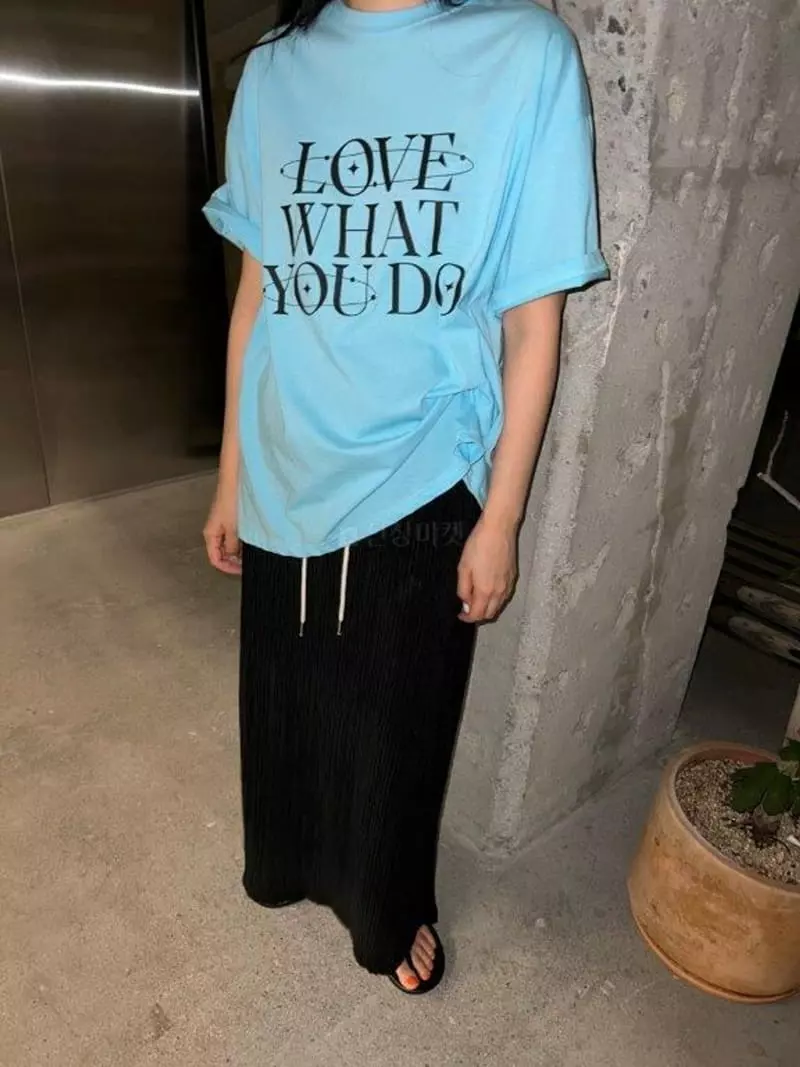 Maint - Korean Women Fashion - #momslook - Love Tee - 4