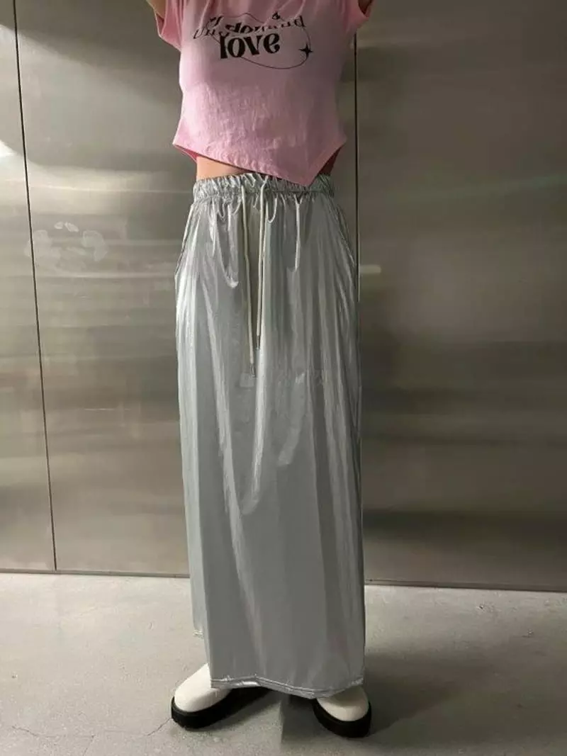 Maint - Korean Women Fashion - #momslook - Nylon Skirt - 4