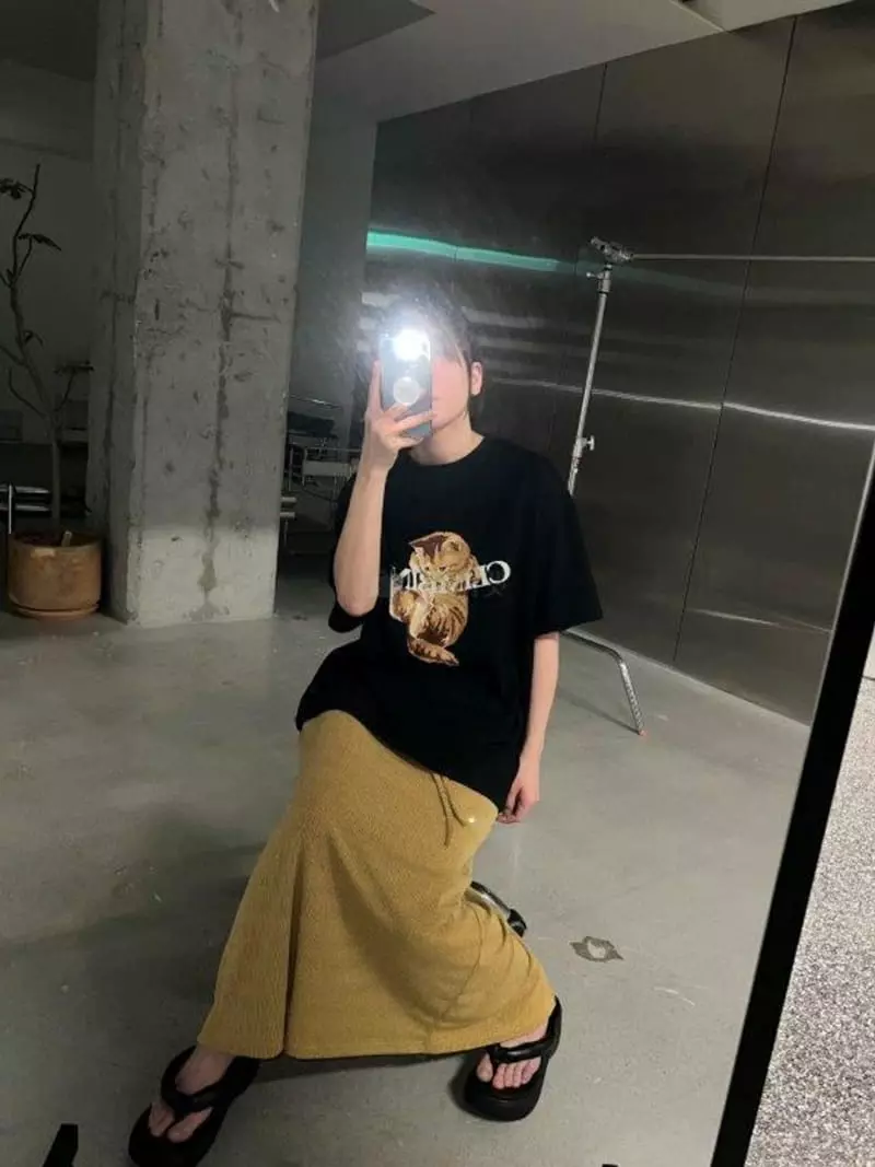 Maint - Korean Women Fashion - #womensfashion - Cat Tee - 3