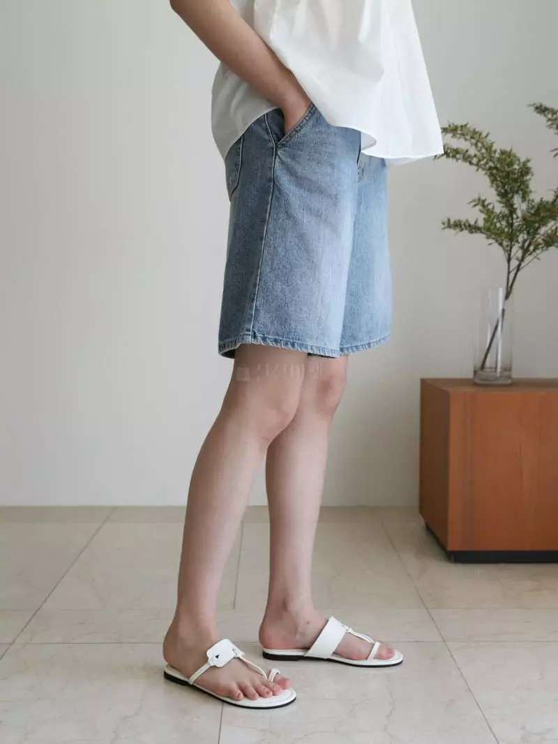 Majdan - Korean Women Fashion - #momslook - Matilda Denim Shorts