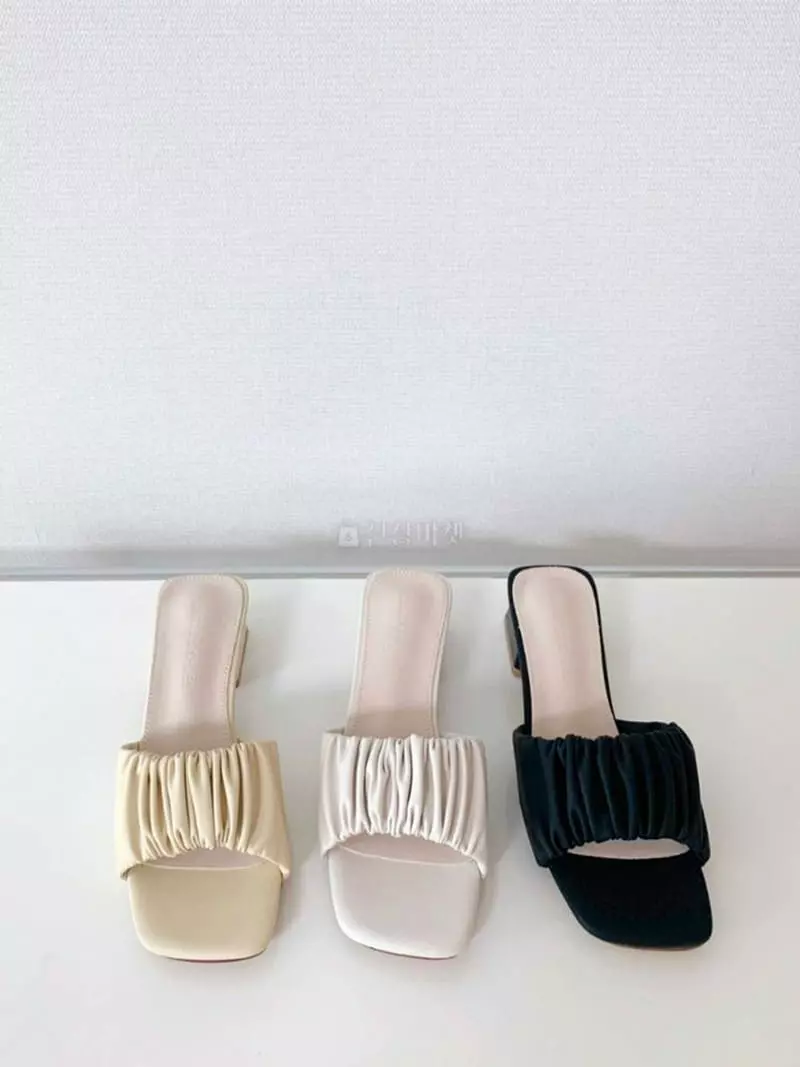 Mario - Korean Women Fashion - #momslook - A76 Wooah Shirring Sandals - 3