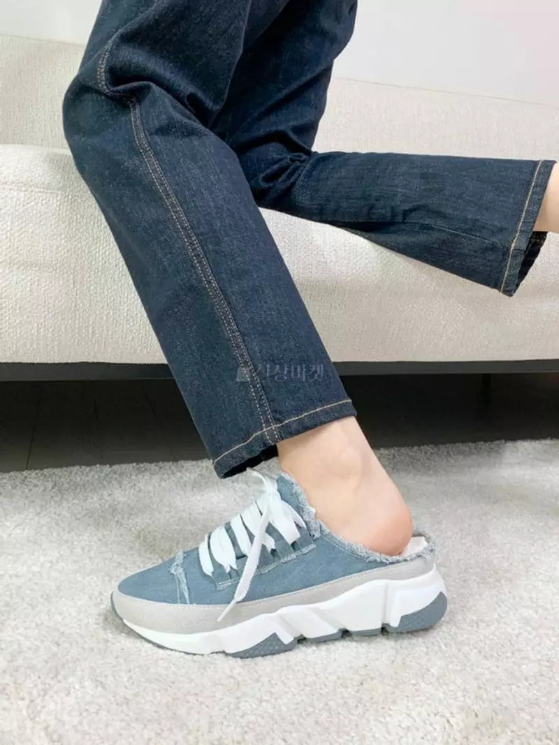 Mario - Korean Women Fashion - #momslook - 3177 Vintage Sneakers Bloafer - 3
