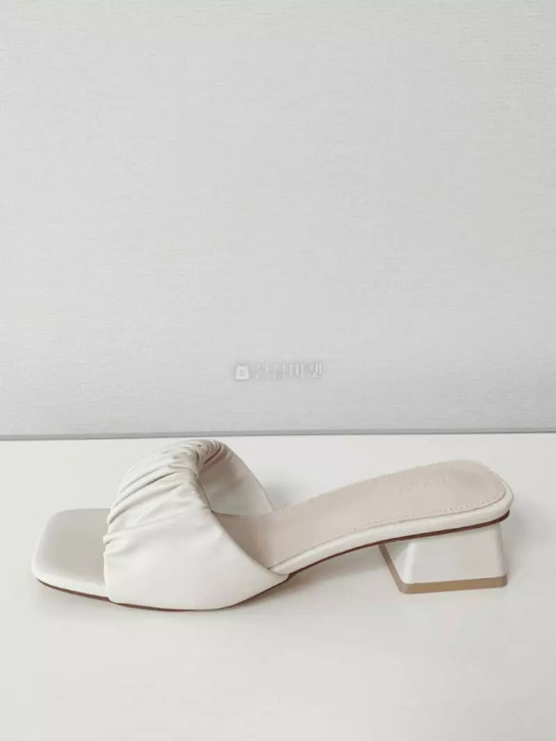 Mario - Korean Women Fashion - #womensfashion - A76 Wooah Shirring Sandals - 4
