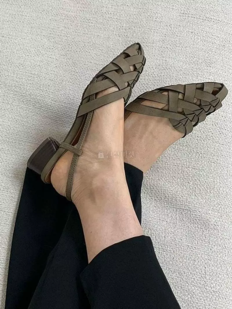 Mario - Korean Women Fashion - #restrostyle - 5082 Basket  Sandals - 2