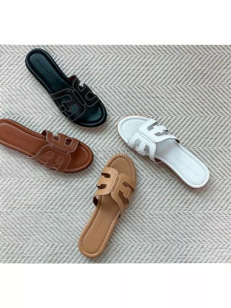 Mario - Korean Women Fashion - #romanticstyle - 5106 Stitch Daily Slippers - 2