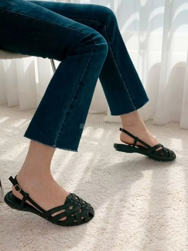Mario - Korean Women Fashion - #vintageinspired - 5083 Circle Sandals - 4