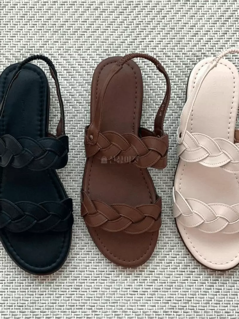 Mario - Korean Women Fashion - #womensfashion - 0037 Twist Sling Back Shoes