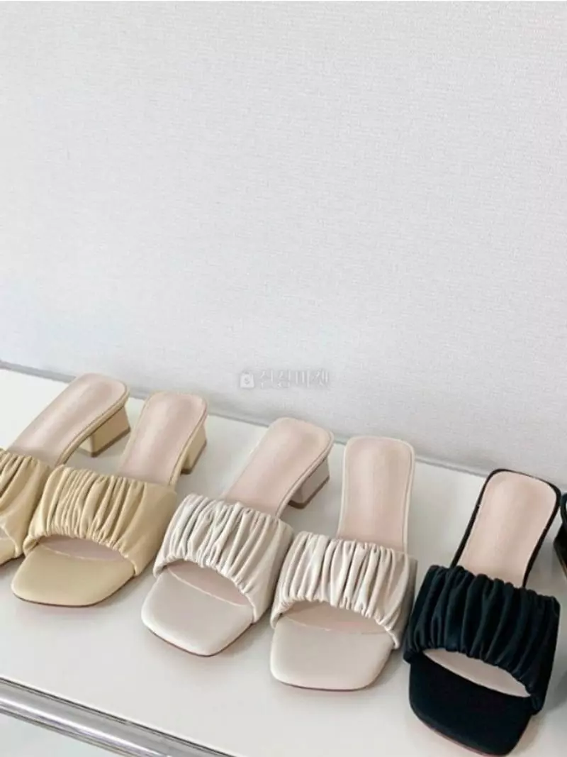Mario - Korean Women Fashion - #momslook - A76 Wooah Shirring Sandals - 4