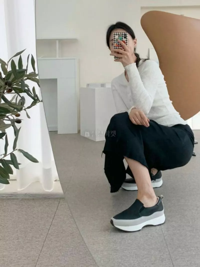 Mario - Korean Women Fashion - #momslook - 5156 Side Band Basic Slip-on - 4