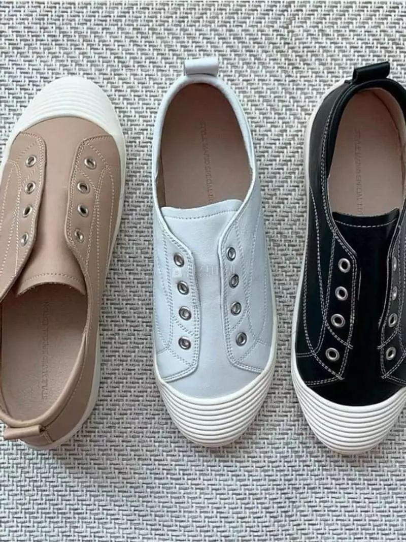 Mario - Korean Women Fashion - #womensfashion - 3341 Real Slip-on - 3