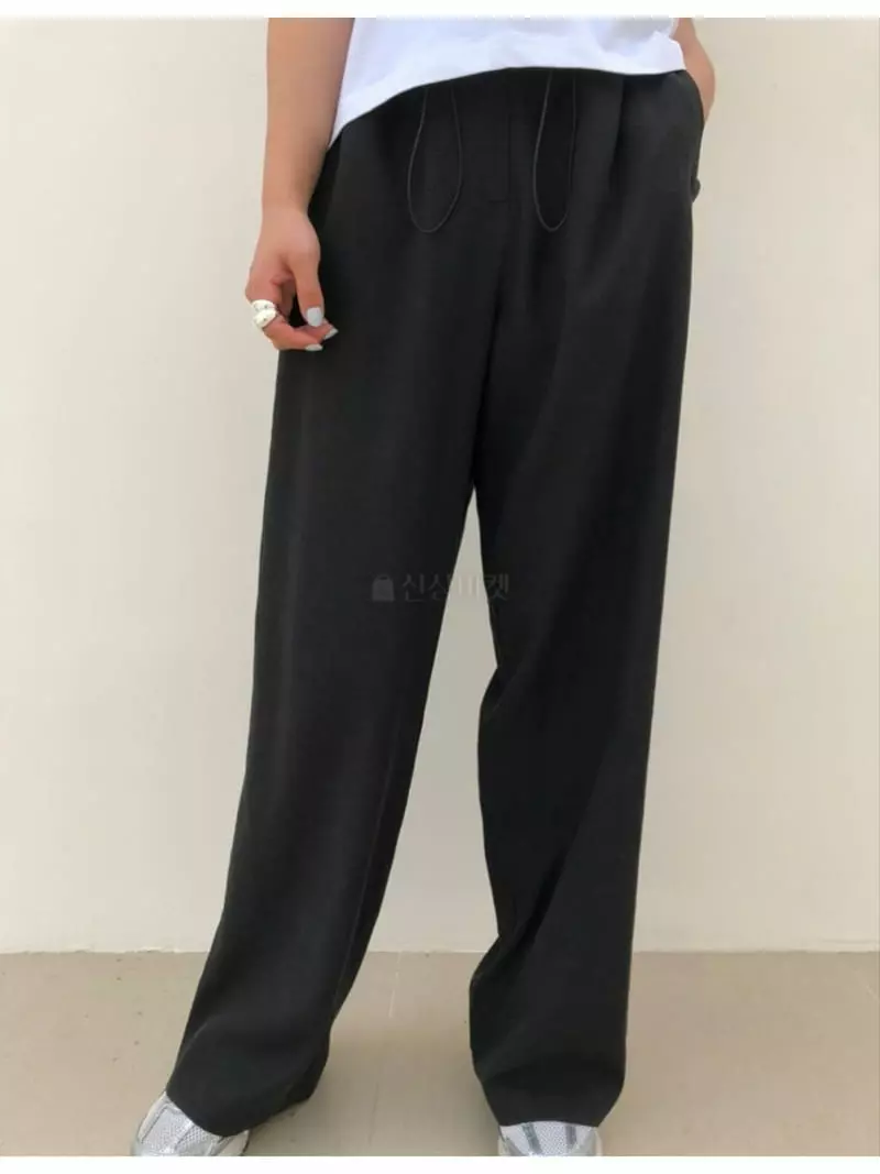 Matilda - Korean Women Fashion - #momslook - String Pants - 2