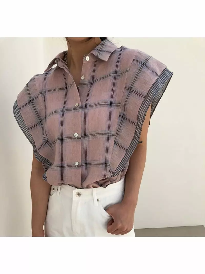 Matilda - Korean Women Fashion - #momslook - Wing Shirt - 2