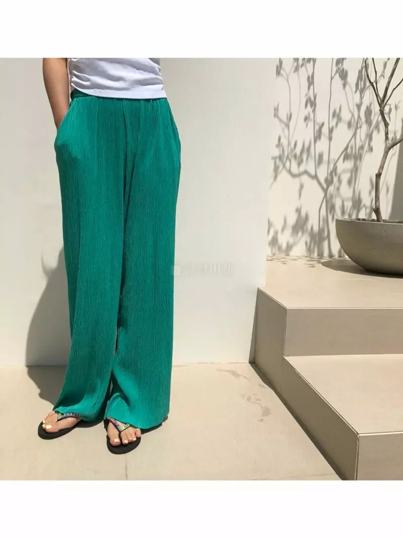 Matilda - Korean Women Fashion - #momslook - Pleats Pants