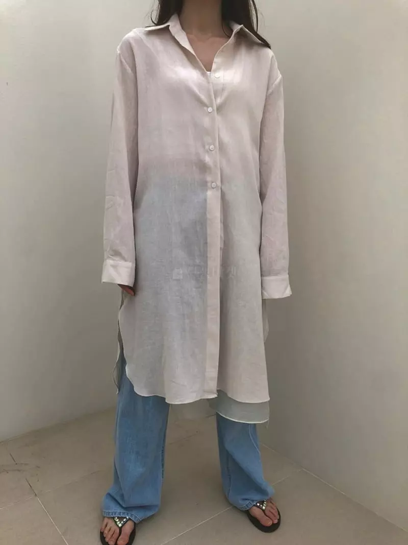 Matilda - Korean Women Fashion - #momslook - Free Long Shirt - 3