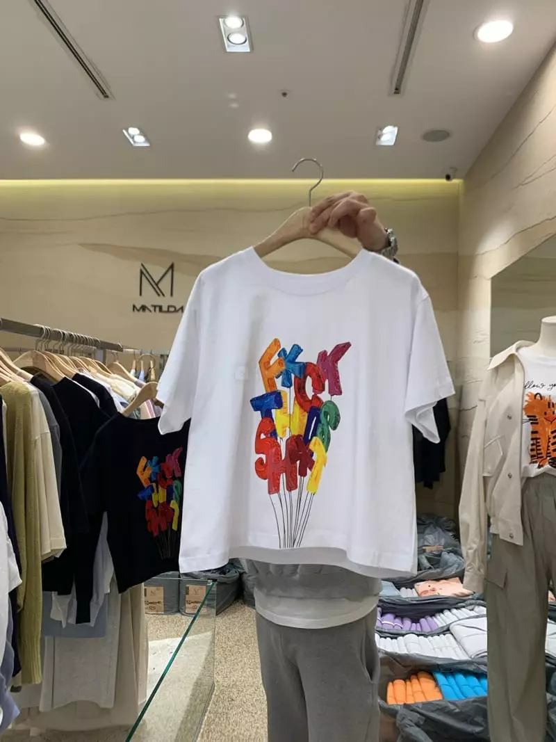 Matilda - Korean Women Fashion - #momslook - Balloon Tee - 2