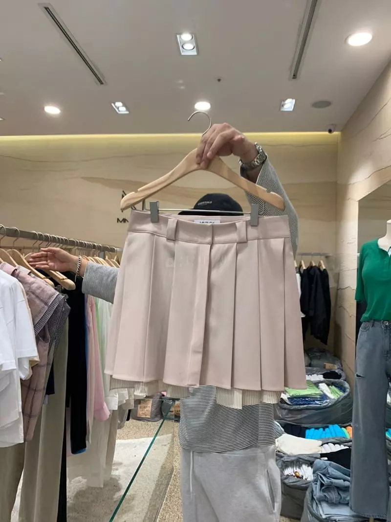 Matilda - Korean Women Fashion - #momslook - Wrinkle Skirt - 2