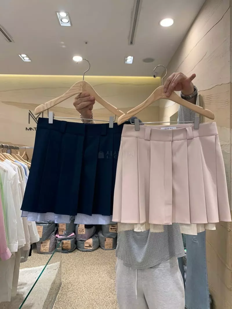 Matilda - Korean Women Fashion - #momslook - Wrinkle Skirt - 3