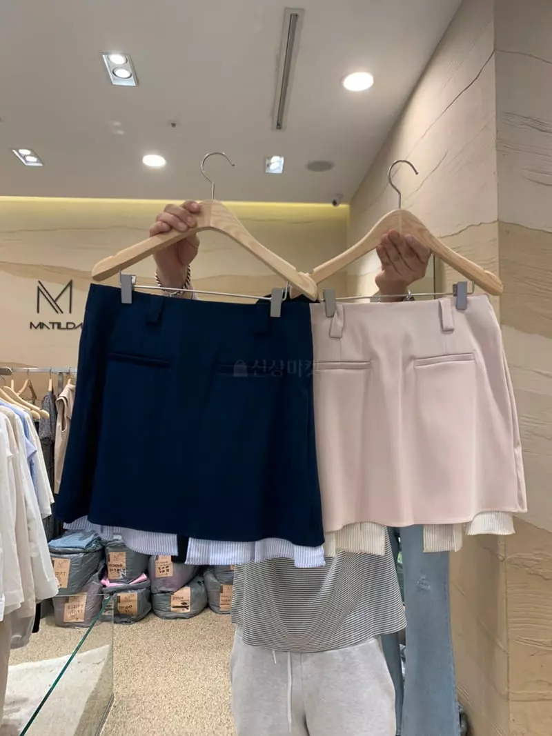 Matilda - Korean Women Fashion - #momslook - Wrinkle Skirt - 4