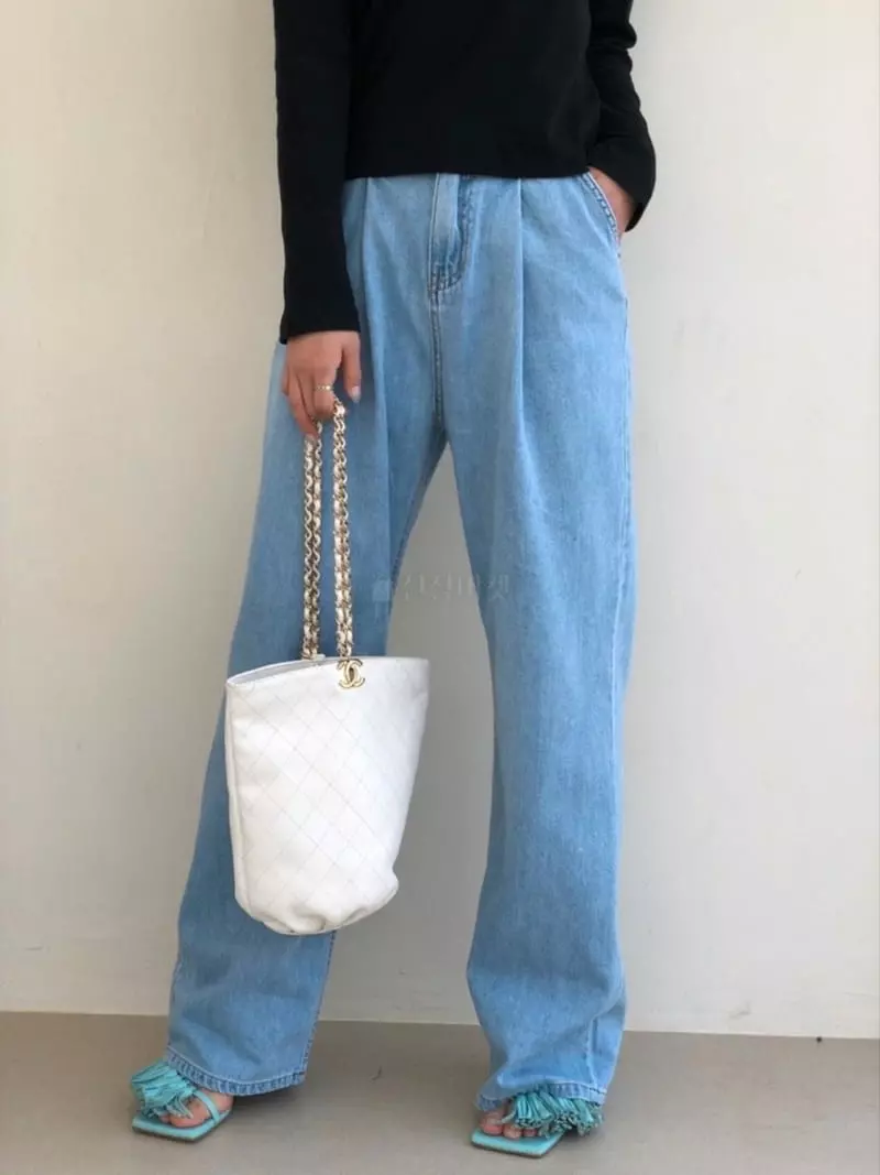 Matilda - Korean Women Fashion - #momslook - Wrinkle Pants