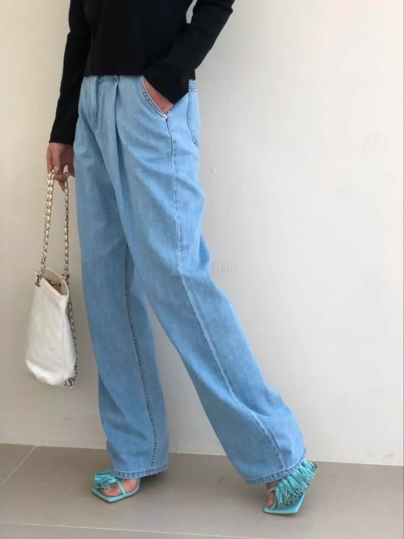 Matilda - Korean Women Fashion - #momslook - Wrinkle Pants - 2