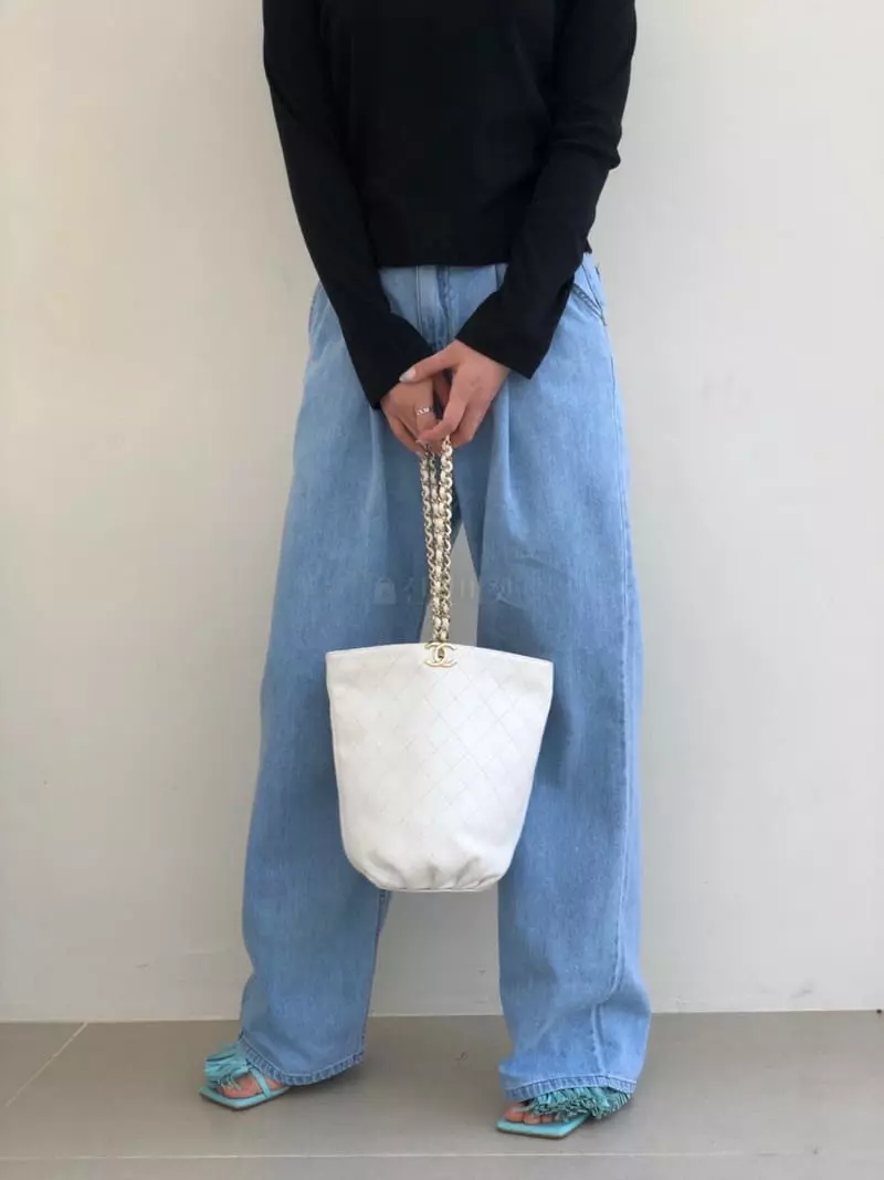 Matilda - Korean Women Fashion - #momslook - Wrinkle Wide Pants - 2